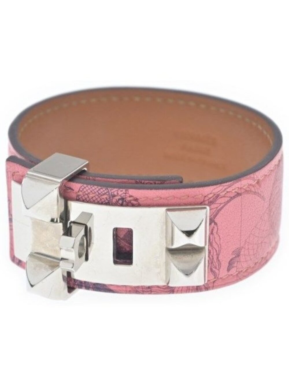 Hermes Bracelet Bangle Pink